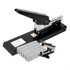 Grampeador Profissional 100 Folhas Reforçado Escritório Aço Com Grampo e Extrator