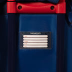 Mochila De Rodinha Infantil Masculina Futebol Azul Cor Azul-escuro