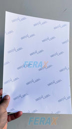 50 Vinil Adesivo Transparente 100% A4 - Impressora Laser