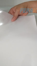 50 Vinil Adesivo Transparente 100% A4 - Impressora Laser