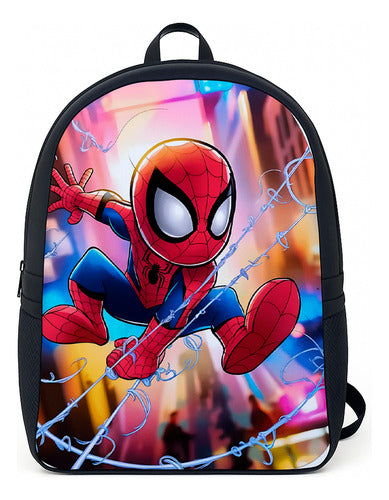 Mochila Homem Arnha Herói Baby Infantil Juvenil De Lona