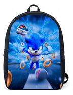 Mochila Snic Fases Jogo Game Infantil Juvenil De Lona Escola